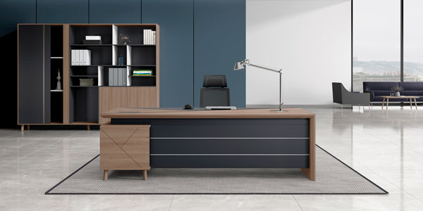 福瑪仕辦公家具|簡悅系列板式班臺文件柜組合展示實物拍攝